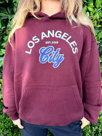 CITY Burgundy Hoodie