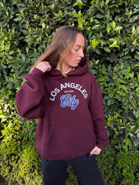 CITY Burgundy Hoodie