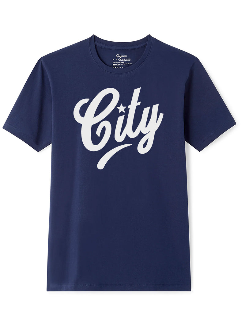 Navy City T Shirt