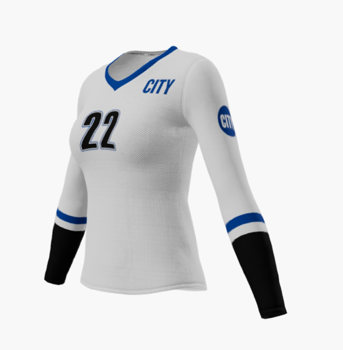 White LS 2024 Uniform Jersey